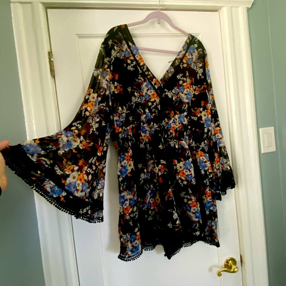 Sexy Floral Romper (onesie with shorts)